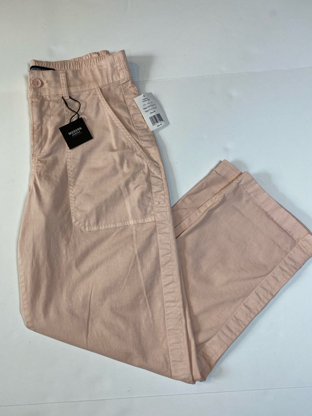 Modern Supply SZ 29 Pink Casual Loose Fit Flat Front Pants New D27e